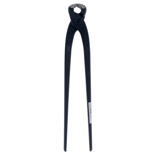 Long-handled black nipper pliers used for cutting and gripping, shown upright against a white background.