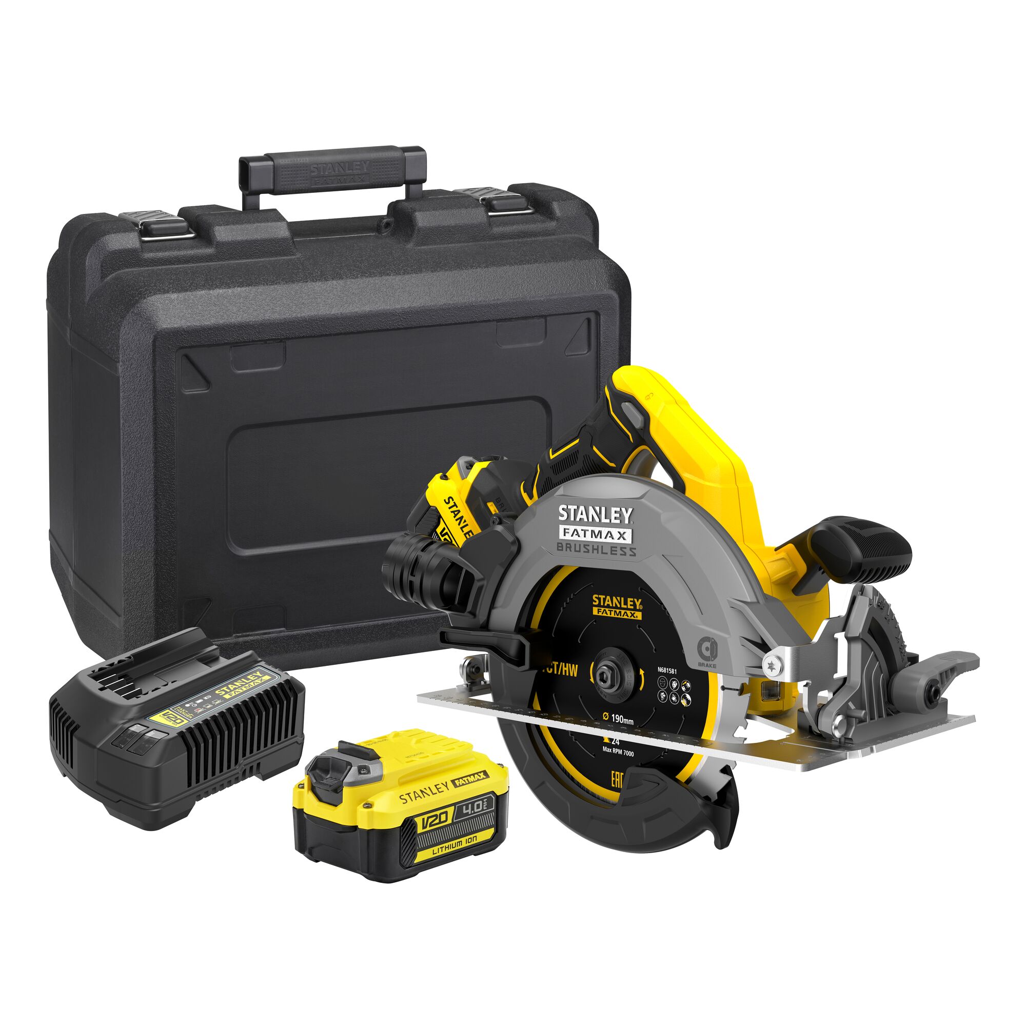 18V STANLEY FATMAX V20 Bezszczotkowa pi a tarczowa 2 x 4.0Ah
