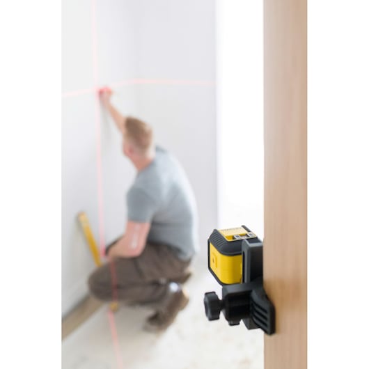 LASER KRZYZOWY STANLEY® CUBIX™ - CZERWONY