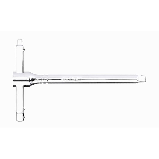 STANLEY STHT80872-0 T-handle socket wrench, chrome finish, top view, product photography.